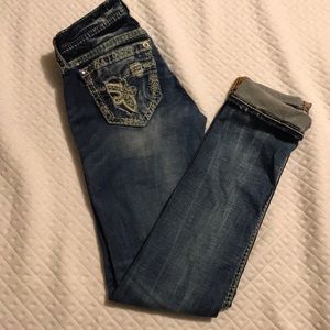 Rock revivals straight leg jeans